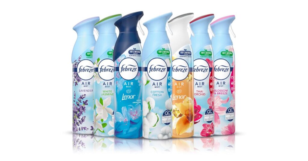 how long is a febreze bottle