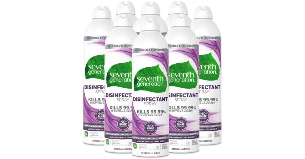 Can You Use Seventh Generation Disinfectant Spray On Fabric