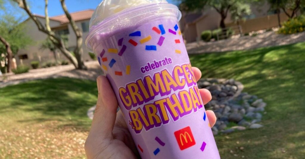 How Many Calories Are In A Small Grimace Shake