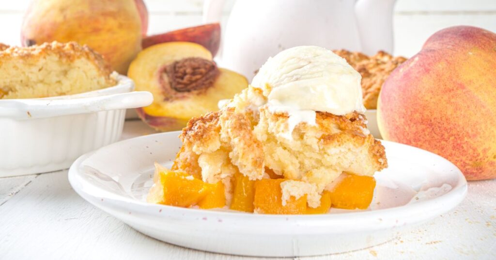 Can Peach Cobbler Be Left Out